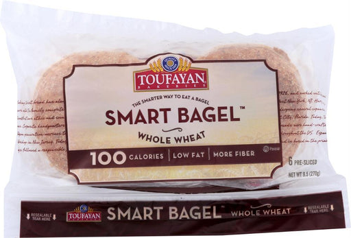 Toufayan: Bagel Whole Wheat Smart (9.500 Oz)