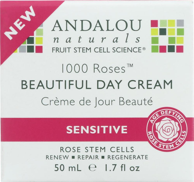 Andalou Naturals: 1000 Roses Beautiful Day Cream, 1.7 Oz