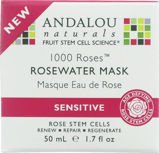 Andalou Naturals: 1000 Roses Rosewater Mask, 1.7 Oz