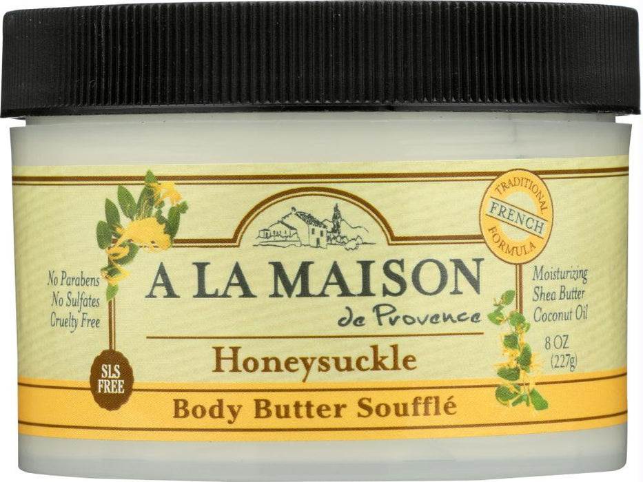 A La Maison De Provence: Honeysuckle Body Butter Soufflé, 8 Oz