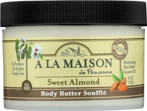 A La Maison De Provence: Body Butter Sweet Almond Soufflé, 8 Oz