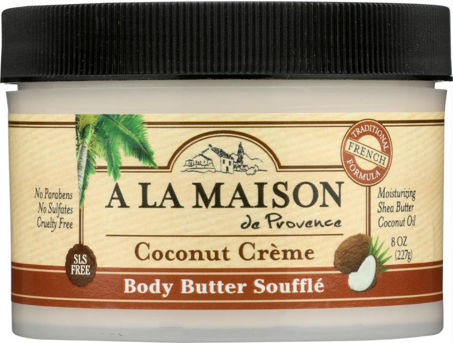 A La Maison De Provence: Body Butter Souffle Coconut Creme, 8 Oz