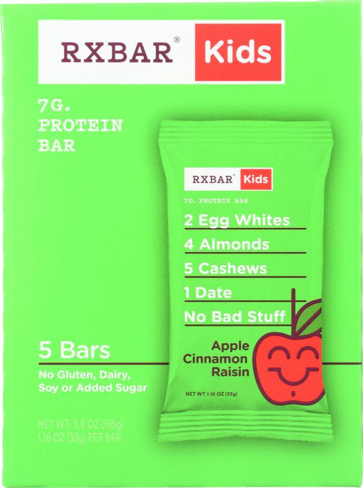 Rxbar: Bar Kids Apple Cinnamon, 5 Pack