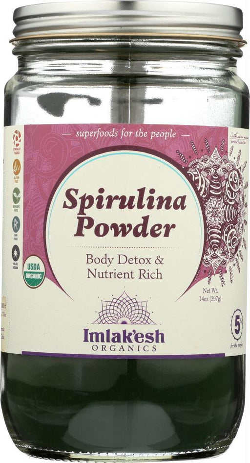 Imlakesh Organics: Spirulina Powder Organic, 14 Oz