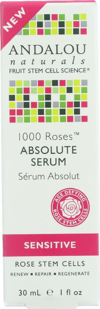 Andalou Naturals: 1000 Roses Absolute Serum Sensitive, 1 Oz