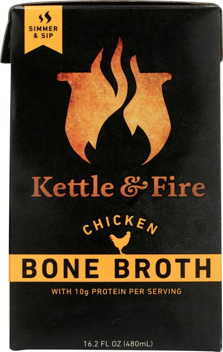 Kettle And Fire: Chicken Bone Broth, 16.9 Oz