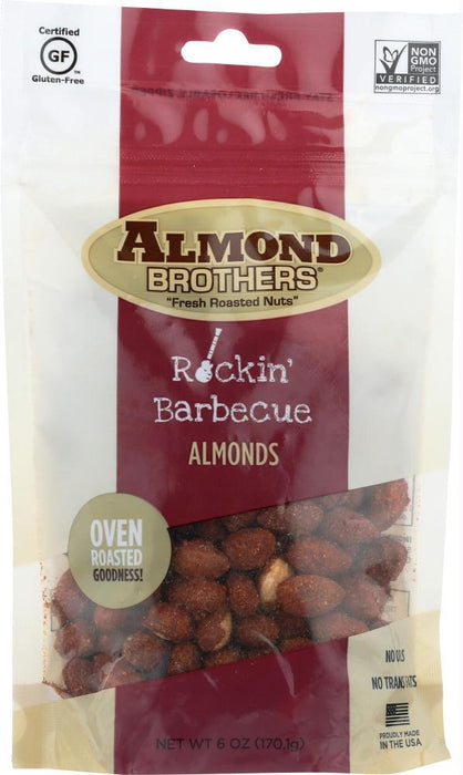 Almond Brothers: Nut Almond Barbecue, 6 Oz