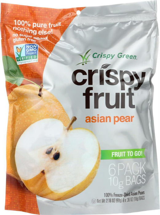 Crispy Green: Crispy 6 Pack Asian Pear, 2.16 Oz