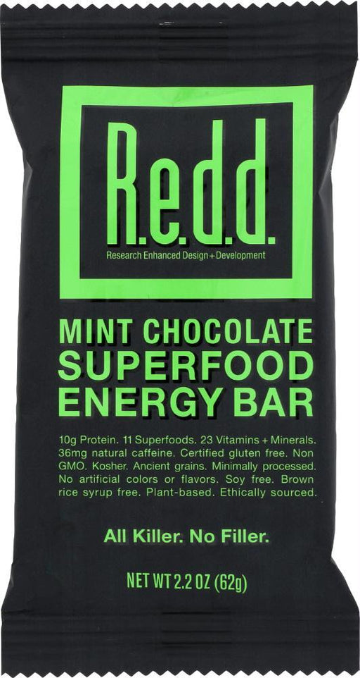 Redd Bar: Bar Energy Mint Chocolate (2.200 Oz)