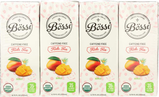 Bossi: Caffeine Free Organic Kids Tea Mango 8 X 6.75 Fl Oz, 54 Fl Oz