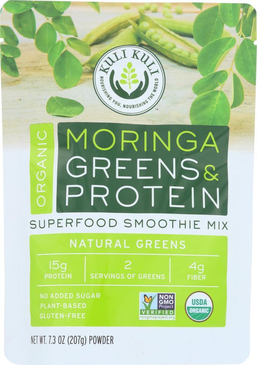 Kuli Kuli Mo: Moringa Greens And Protein Natural Greens 7.3 Oz