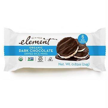 Element Snacks: Organic Dark Chocolate Dipped Rice Minis, 0.85 Oz