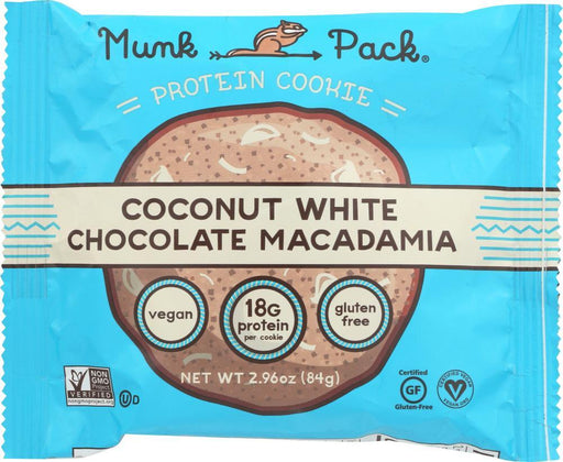 Munk Pack: Cookie Protein Coconut White Chocolate, 2.96 Oz