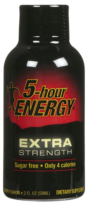 5 Hour Energy: Energy Shot Extra Strength Berry Flavor, 2 Oz