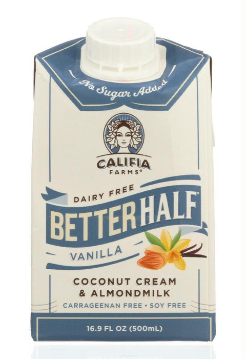 Califia: Better Half Vanilla Creamer, 16.9 Oz