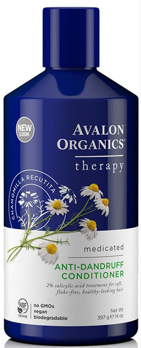 Avalon Organics: Anti-dandruff Conditioner Itch & Flake Therapy, 14 Oz