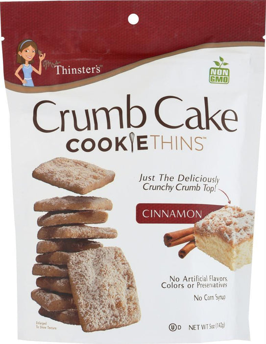 Mrs Thinsters: Cookie Thin Cinnamon Crumb Cake, 5 Oz