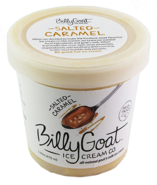 Billy Goat Ice Cream Co.: Salted Caramel Ice Cream, 16 Oz