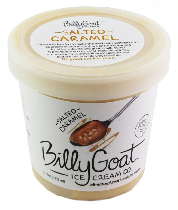 Billy Goat Ice Cream Co.: Salted Caramel Ice Cream, 16 Oz