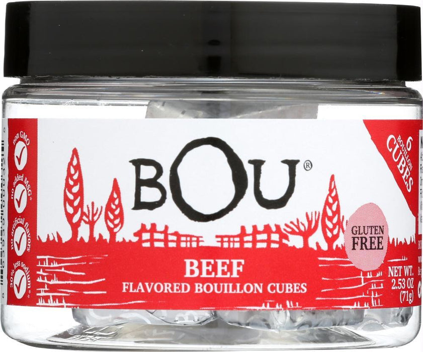 Bou Brands: Bouillon Cubes Beef Flavored, 2.53 Oz