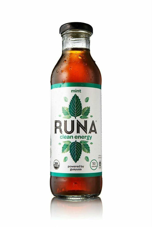 Runa: Clean Energy Organic Tea Mint, 14 Oz