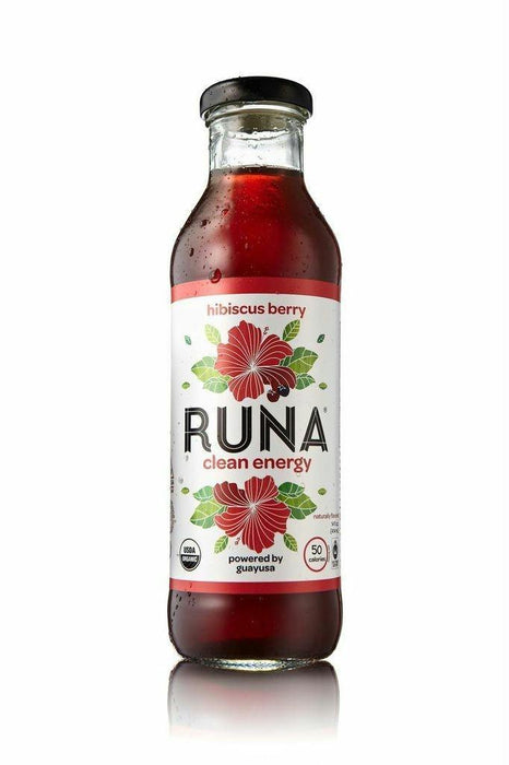 Runa: Clean Energy Organic Tea Hibiscus Berry, 14 Oz