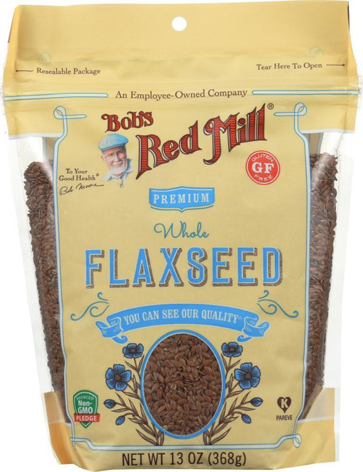 Bobs Red Mill: Premium Whole Flaxseed Brown, 13 Oz