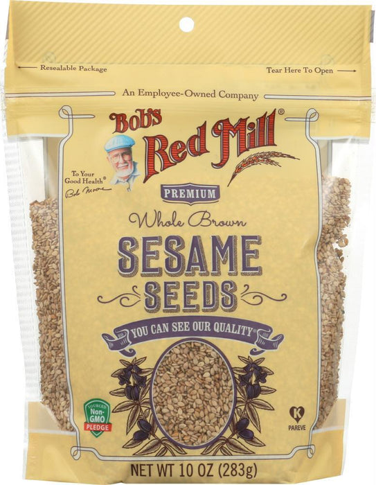 Bobs Red Mill: Whole Brown Sesame Seeds, 10 Oz