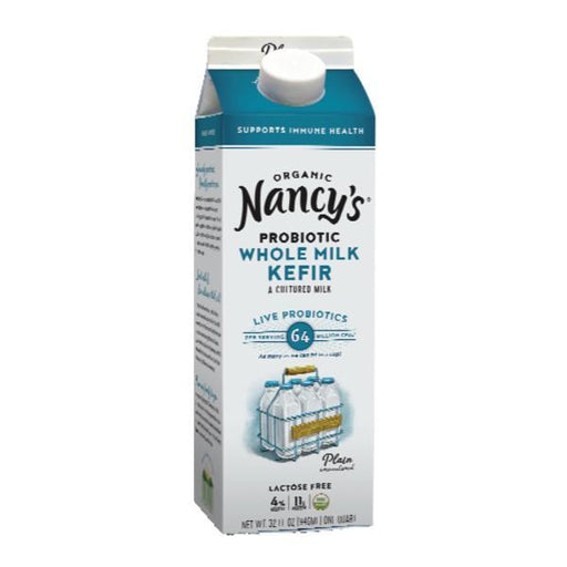 Nancys: Plain Whole Milk Kefir, 32 Oz