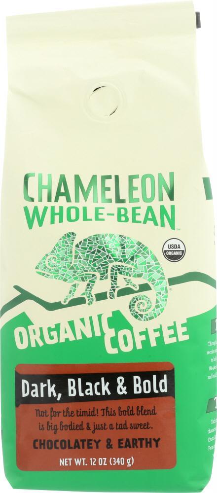 Chameleon Cold Brew: Whole Bean Organic Coffee Chocolatey And Earthy Dark Black And Bold (12.000 Oz)