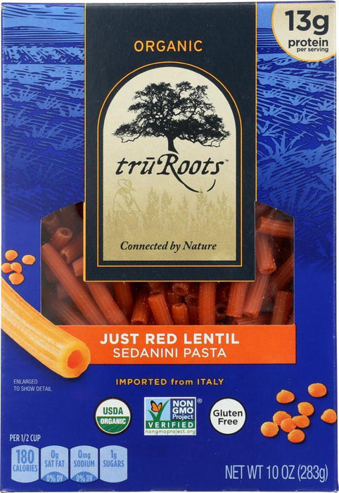 Truroots: Pasta Rd Lntl Sedanini Or (10.000 Oz)