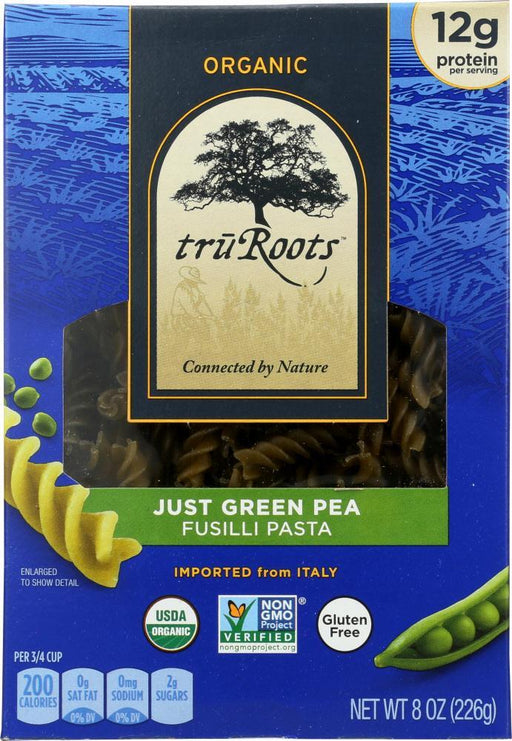 Truroots: Pasta Grn Pea Fsilli Org (8.000 Oz)