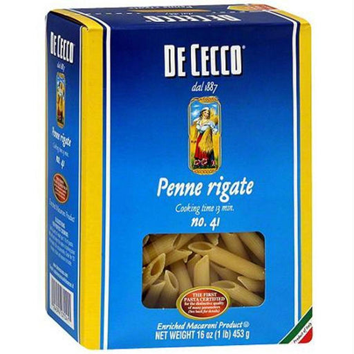 De Cecco: #41 Penne Rigate Pasta, 16 Oz