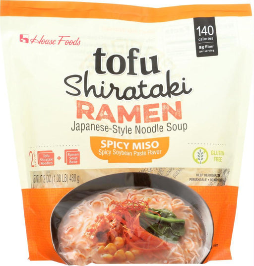 House Foods: Tofu Shirataki Ramen Spicy Miso, 17.2 Oz