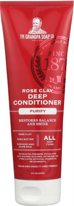 Grandpas: Conditioner Rse Cly Dp (8.000 Oz)