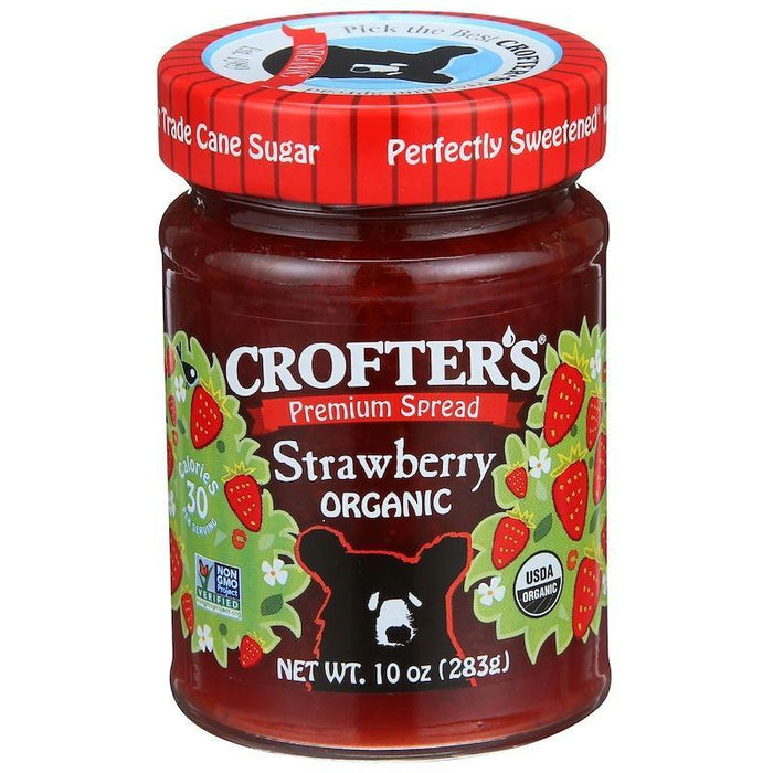 Crofters: Conserve Strawberry Organic, 10 Oz