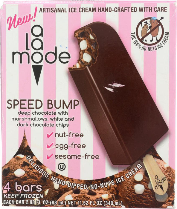 A La Mode: Ice Cream Bars Speed Bump 4 Bars X 2.88 Oz, 11.52 Oz