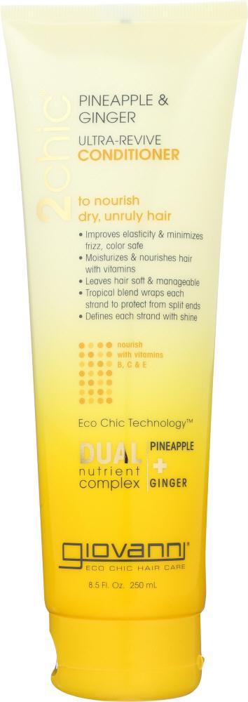 Giovanni Cosmetics: 2chic Ultra-revive Conditioner Pineapple & Ginger, 8.5 Oz