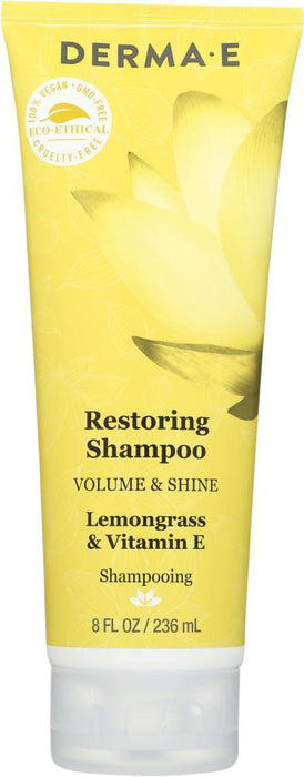 Derma E: Restoring Shampoo Volume & Shine, 8 Oz