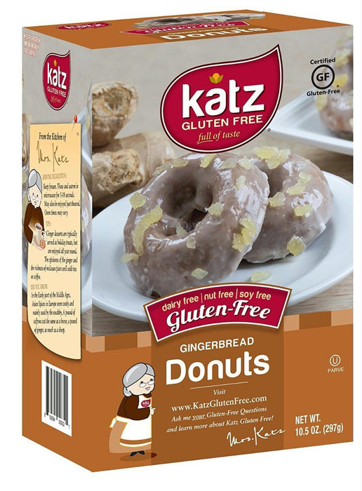 Katz: Gluten Free Gingerbread Donuts, 10.5 Oz