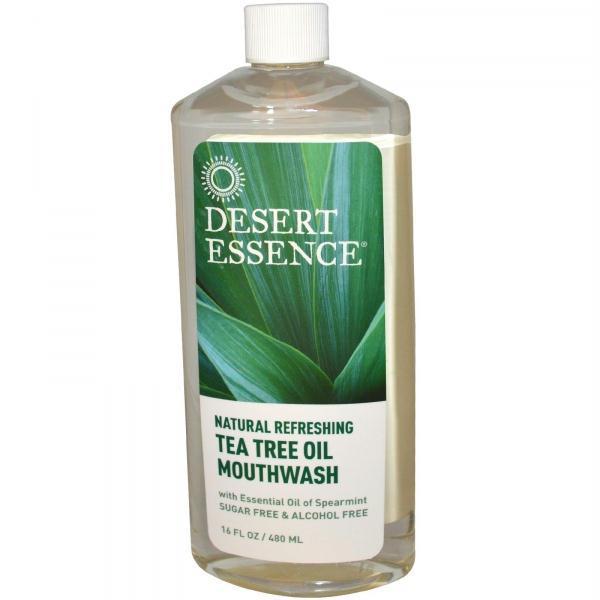 Desert Essence: Tea Tree Oil Mouthwash, 8 Oz