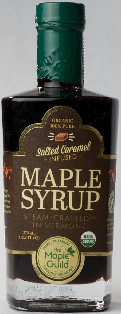 The Maple Guild: Organic Salted Caramel Infused Maple Syrup, 12.7 Oz