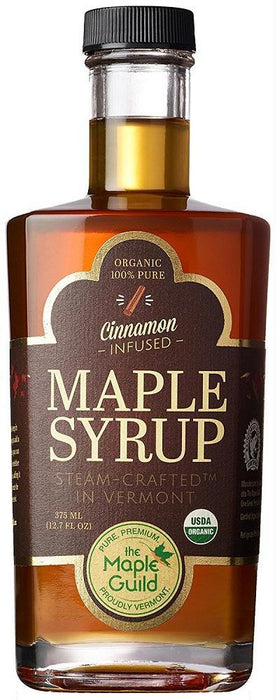 The Maple Guild: Organic Cinnamon Stick Infused Vermont Syrup, 12.7 Oz