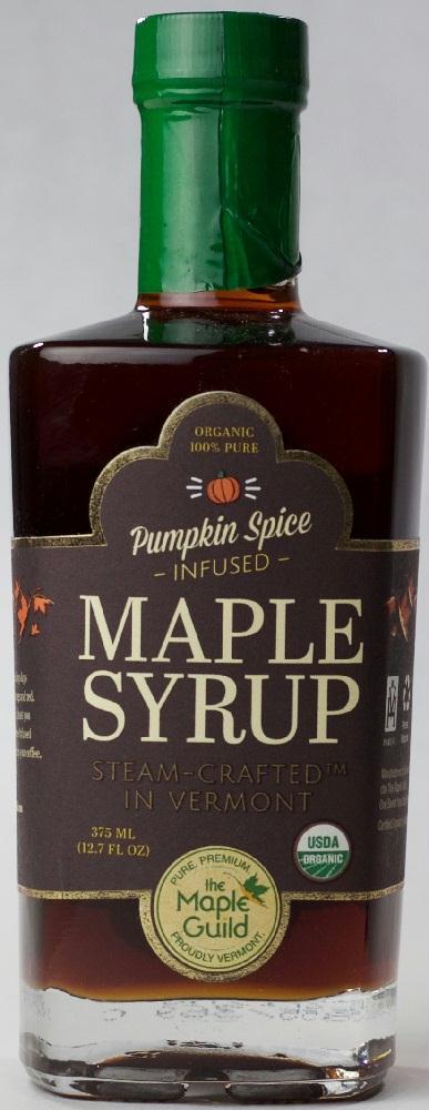 The Maple Guild: Organic Pumpkin Spice Infused Maple Syrup, 12.7 Oz