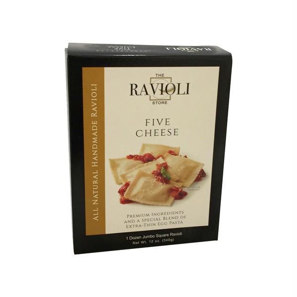 The Ravioli Store: Ravioli Jumbo Five Cheese, 12 Oz