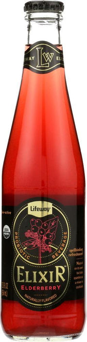 Lifeway: Organic Beverage Elderberry Probiotic Elixir, 12 Oz