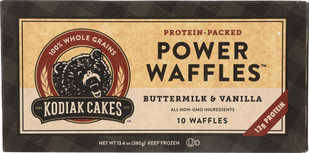 Kodiak: Waffle Buttermilk Vanilla Frozen, 13.4 Oz