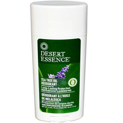 Desert Essence: Tea Tree Oil Deodorant With Lavender Oil, 2.5 Oz