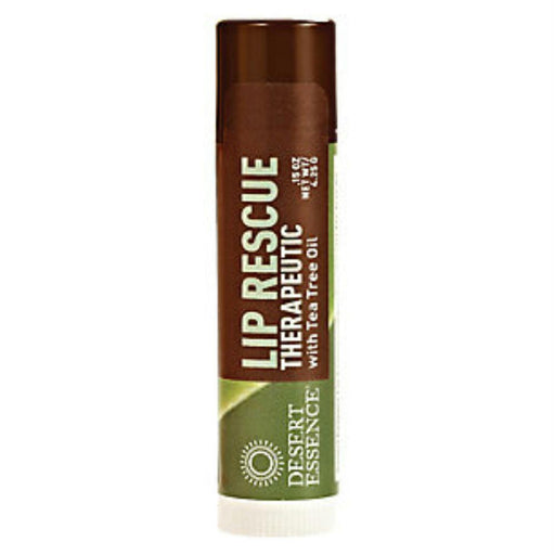 Desert Essence: Lip Rescue Therapeutic With Tea Tree Oil, 0.15 Oz