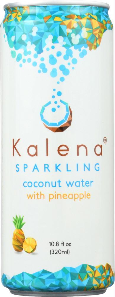 Kalena Sparkling Coconut Water: Sparkling Coconut Water With Pineapple, 10.8oz